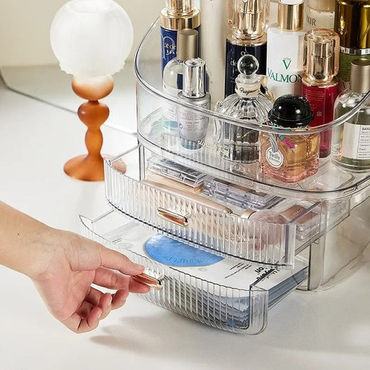 Transparent Cosmetic Jewelry Storage