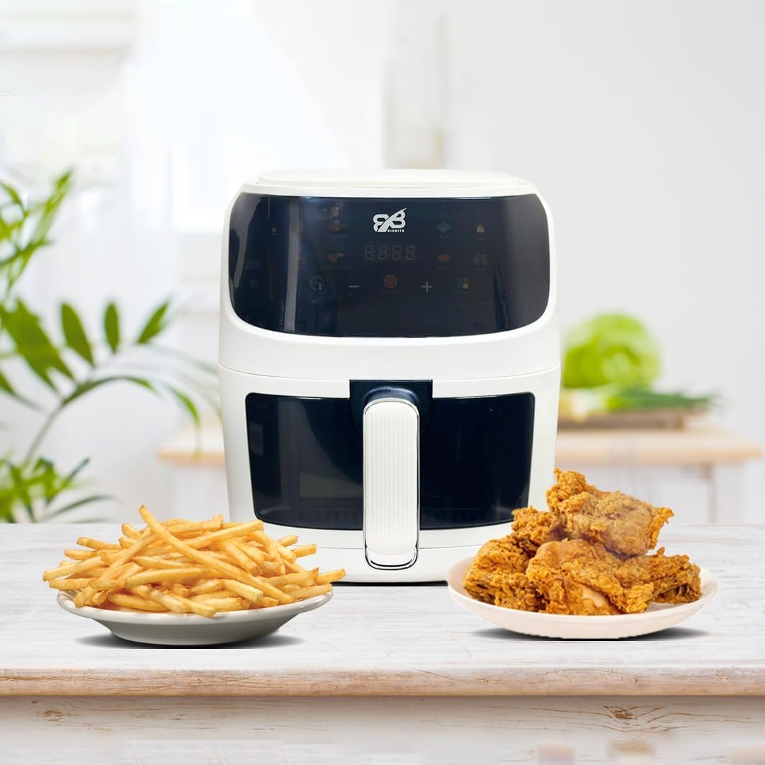 8L Digital Control Air Fryers Visualable Multifunction Electric 2400W Air Fryers With Touch Screen