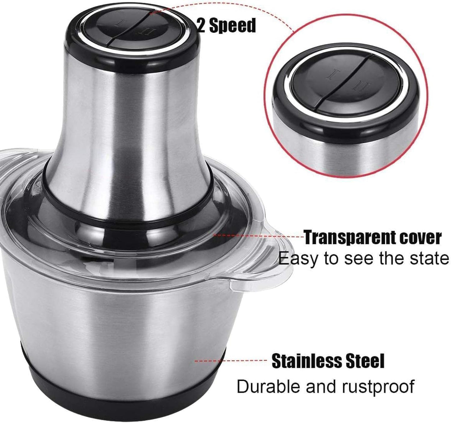 3 Litre Electric Food Chopper/Meat Processor