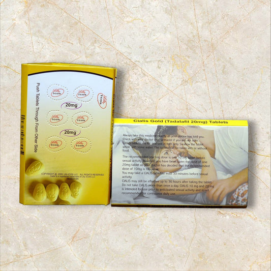 Gold 20mg - 6 Tablets in a pack