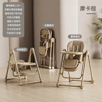 2-in-1 Foldable Sitting and Rocking Children's Dining