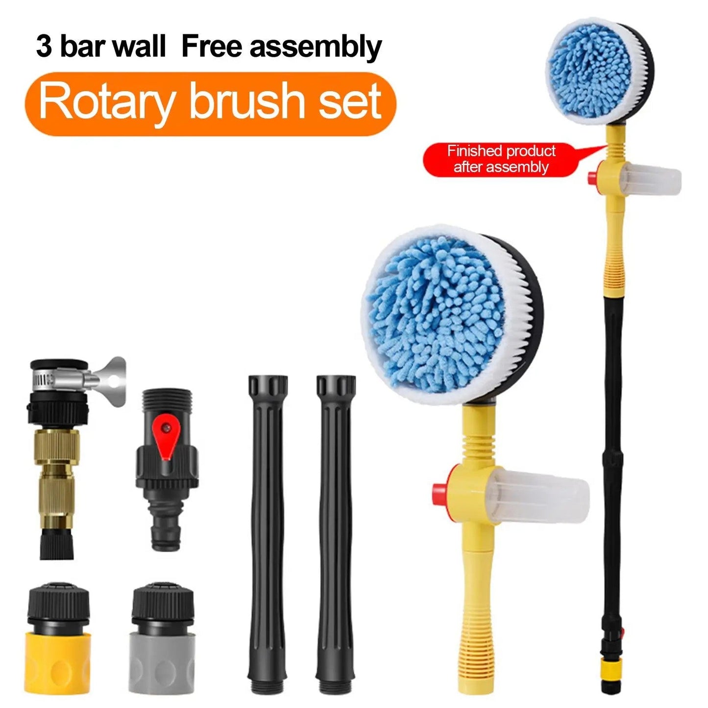 Car Rotary Wash Brush Kit