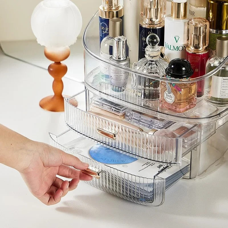 Transparent  Cosmetic Jewelry Storage