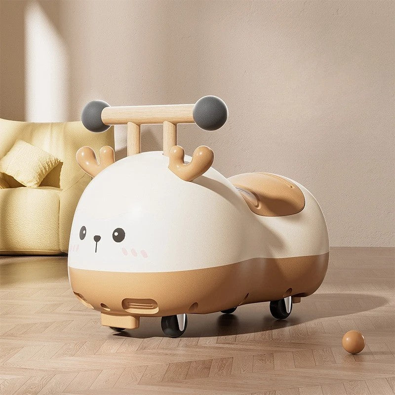 1-3-year-old Children's Peanut Cart Baby's First Birthday Gift Anti-rollover Baby Walker