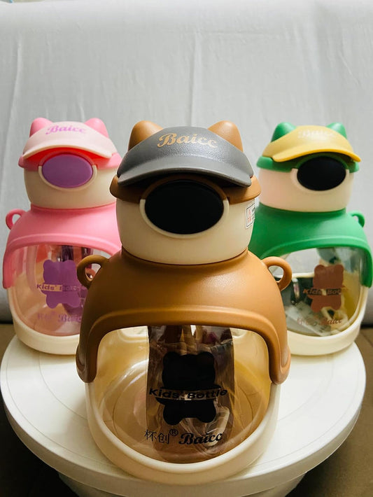 Cartoon Bear Jar with Cap