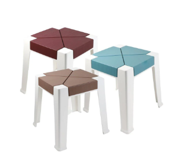 "Durable Plastic Stool