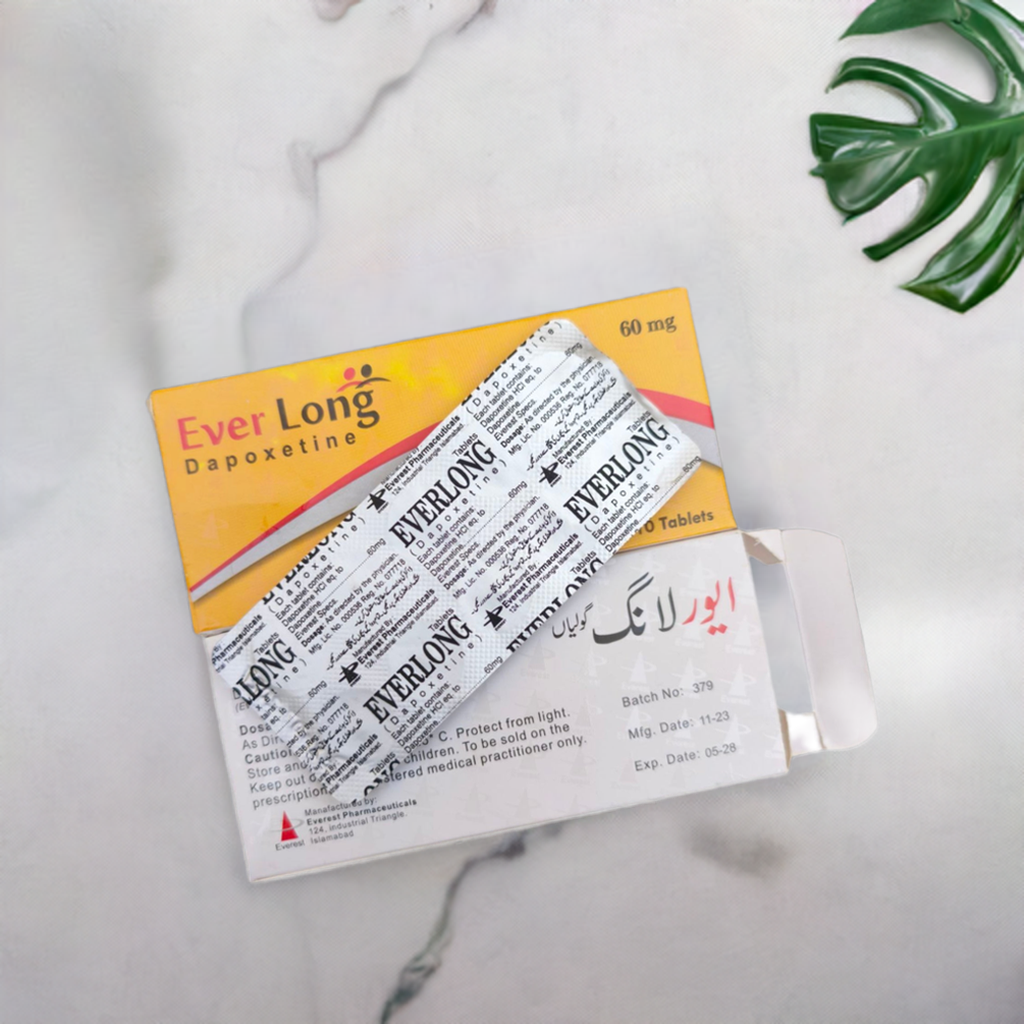 Everlong 60mg Tablets – Advanced Formula for Enhanced Control & Stamina