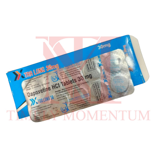 Xtra L0ng 30mg Tabs - D@p0xetine 30mg Tablets (10 Tablets Pack).
