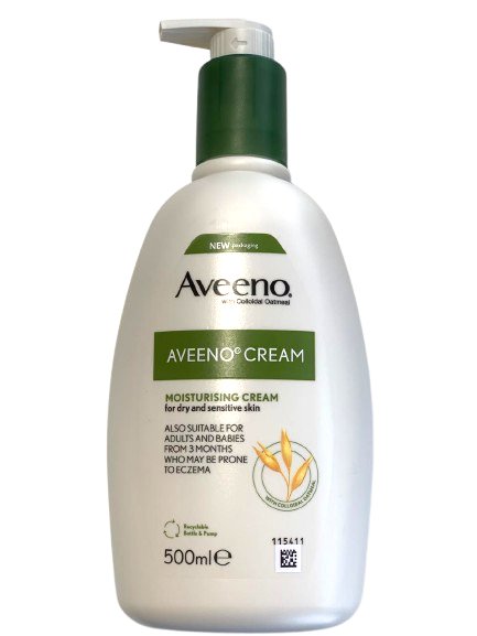 Aveeno Moisturizing Body Cream For Dry, Sensitive & Eczema Prone Skin 500ml