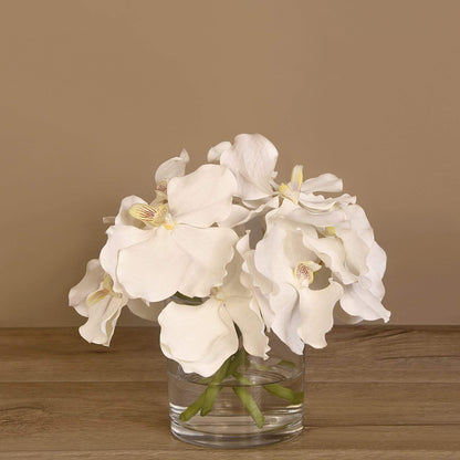 Vanda Arrangement in Glass Vase