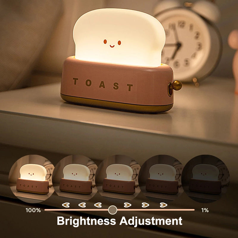 Cute Toast Night Light